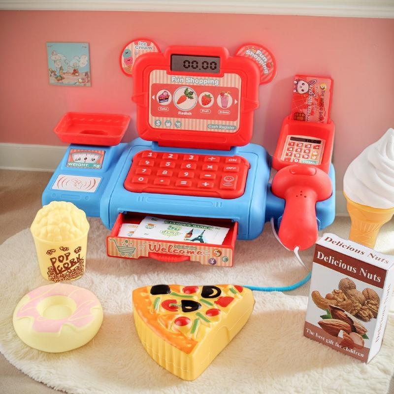 어린이를 위한 가상 쇼핑 계산대 장난감 세트, 빛과 소 - Toy Cash Register 리뷰 및 가격