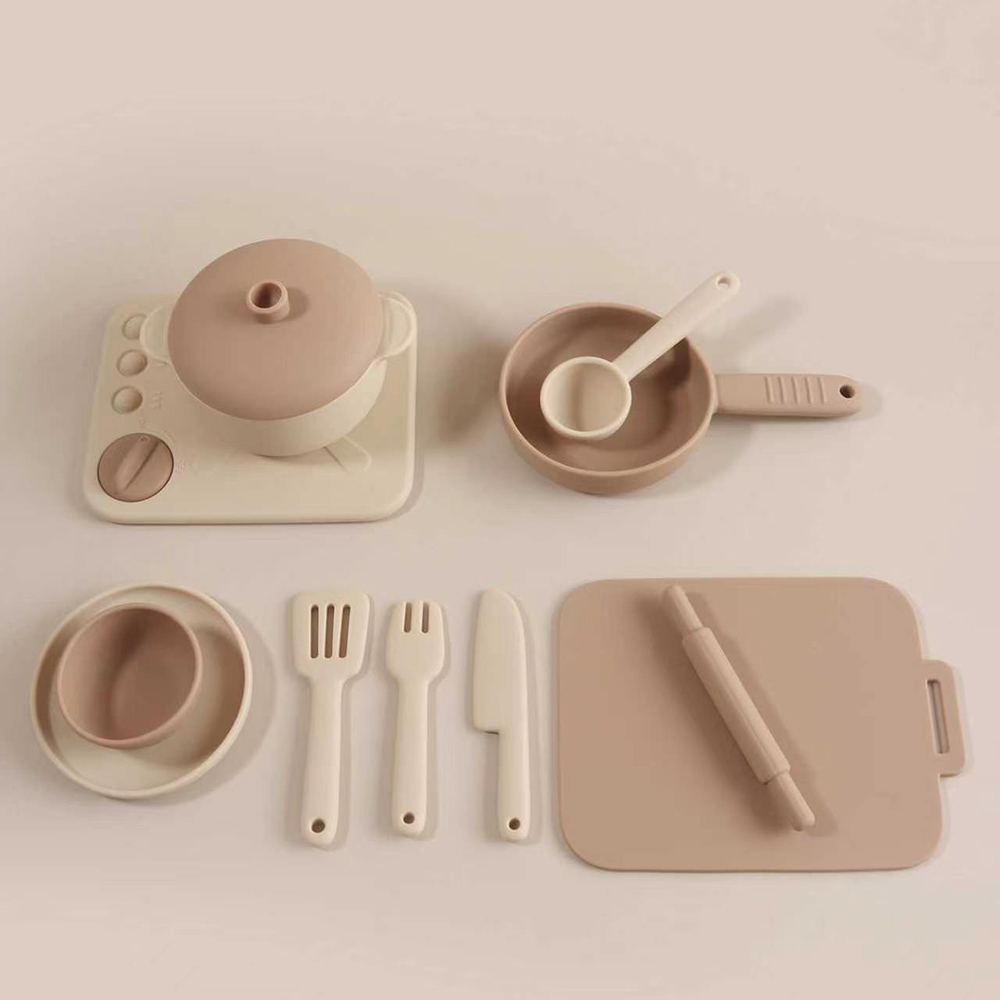 어린이용 역할 놀이 주방 장난감 12개 세트, 실리콘  - Kids Toys Kitchen Set 리뷰 및 가격