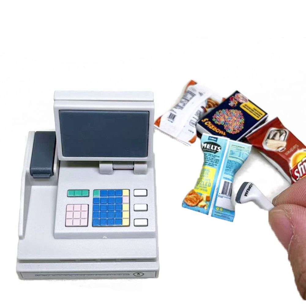 1:6/1:12 스케일 인형의 집 POS 기계 DIY  - Toy Cash Register 리뷰 및 가격
