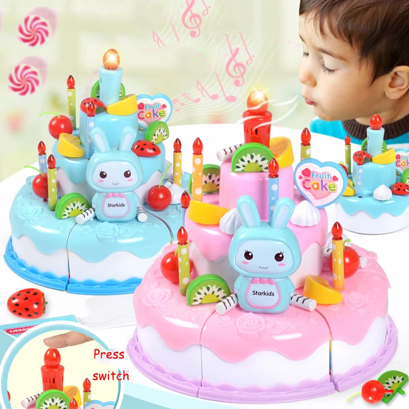 어린이 장난감 시뮬레이션 DIY 생일 케이크 모델 주방 - Kids Toys Kitchen Set 리뷰 및 가격